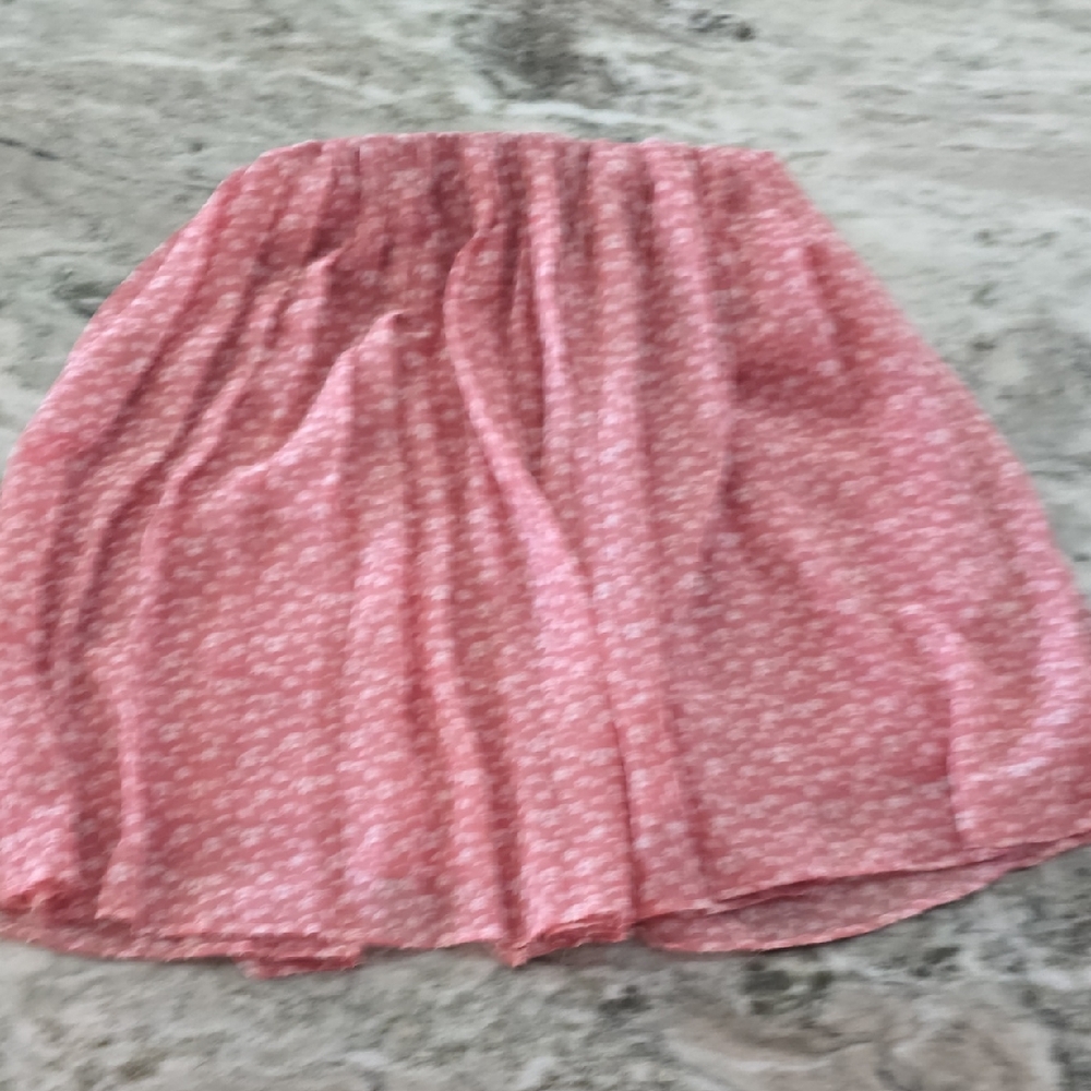 Hollister Pink Pleated A-Line Skirt